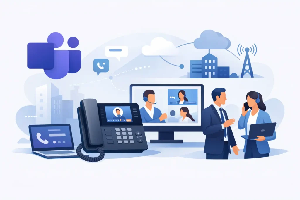 Microsoft Teams Telefonanlage für Unternehmen Microsoft Teams Telefonanlage für Unternehmen